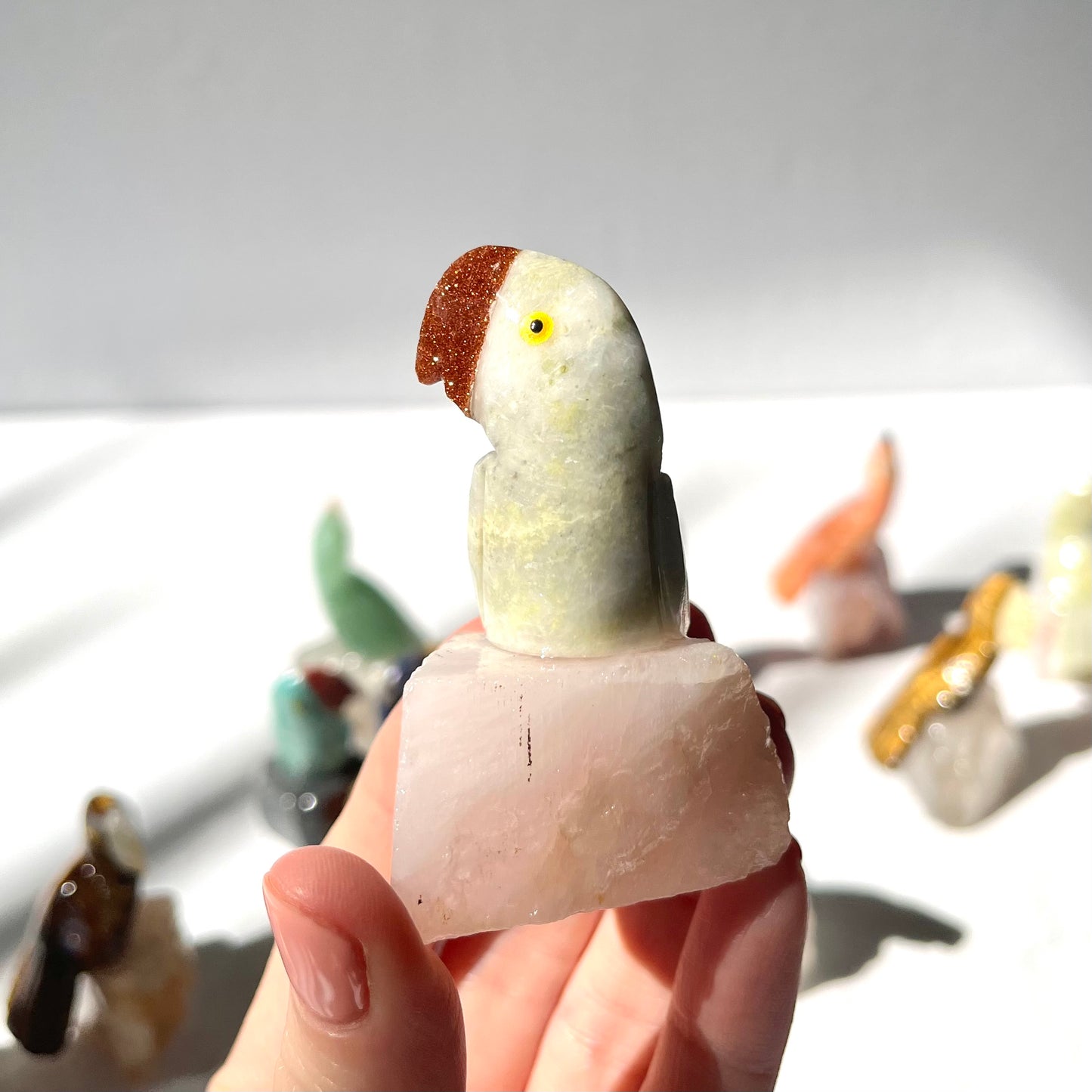 Crystal Parrot Carving / #5