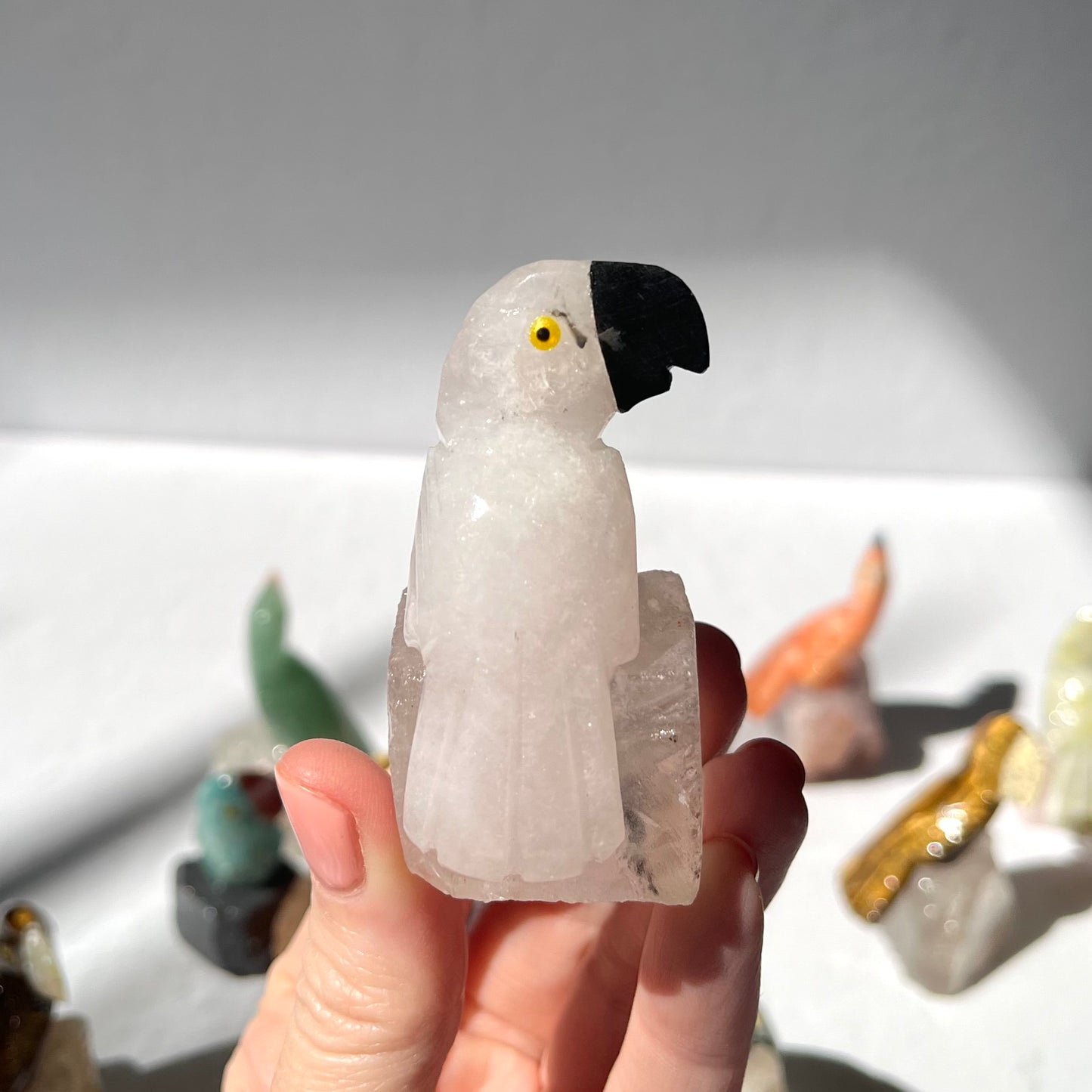 Crystal Parrot Carving / #6