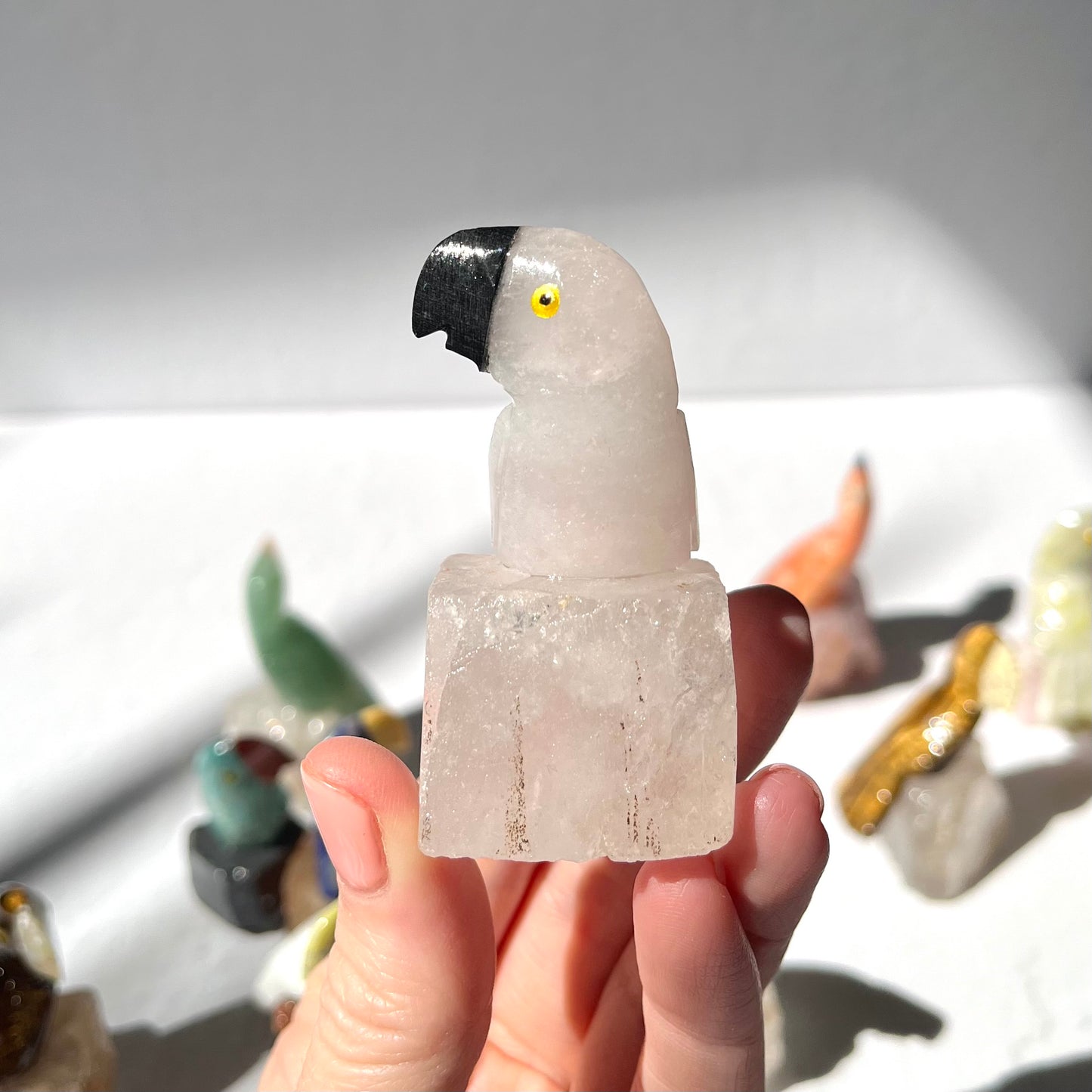 Crystal Parrot Carving / #6