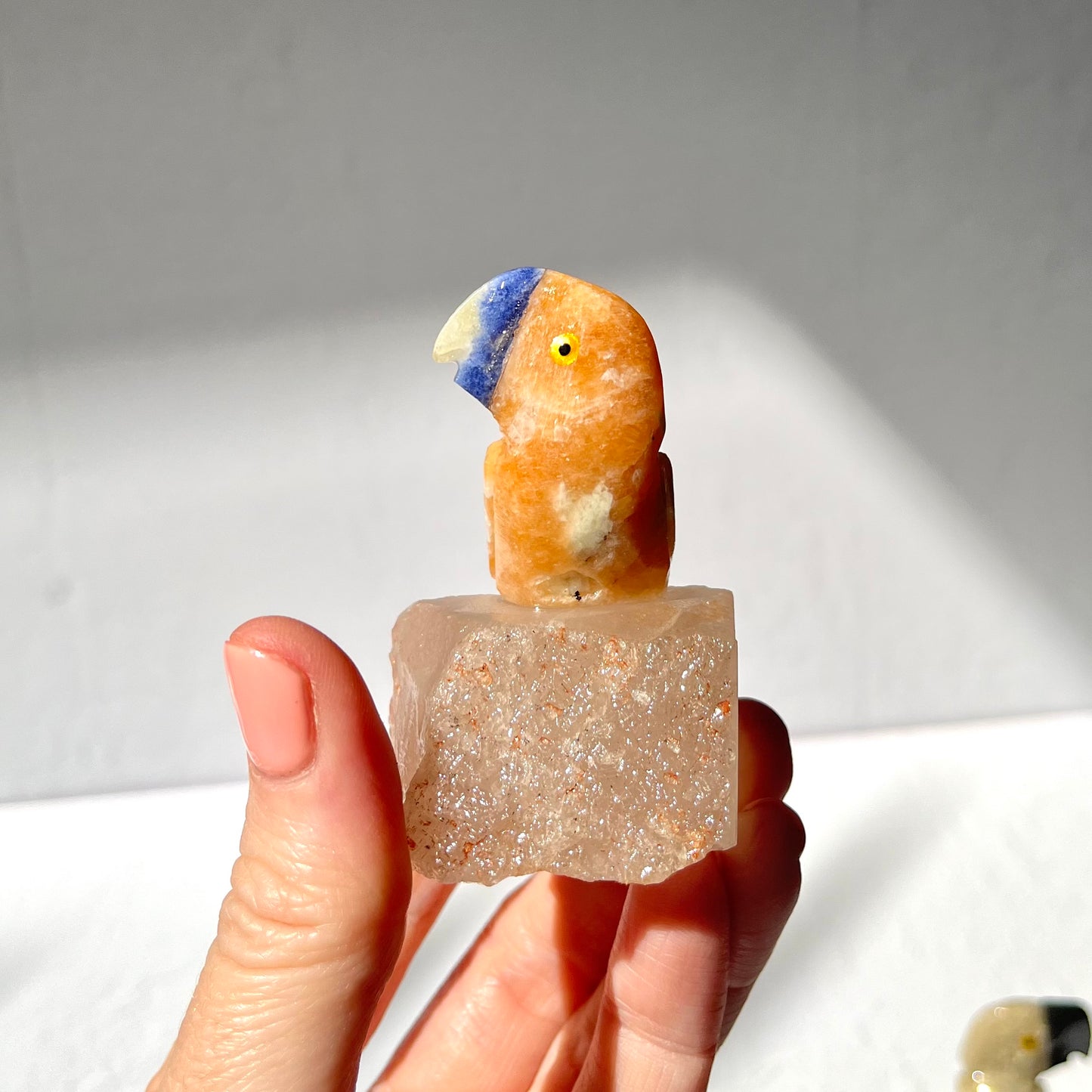 Crystal Parrot Carving / #8