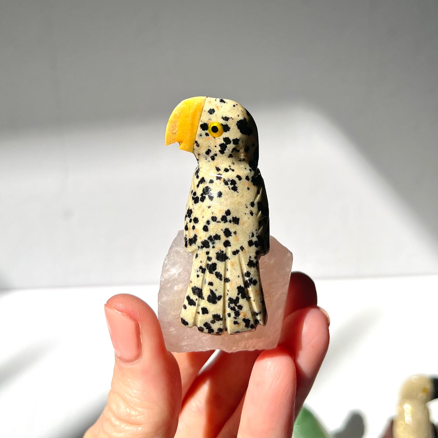 Crystal Parrot Carving / #9