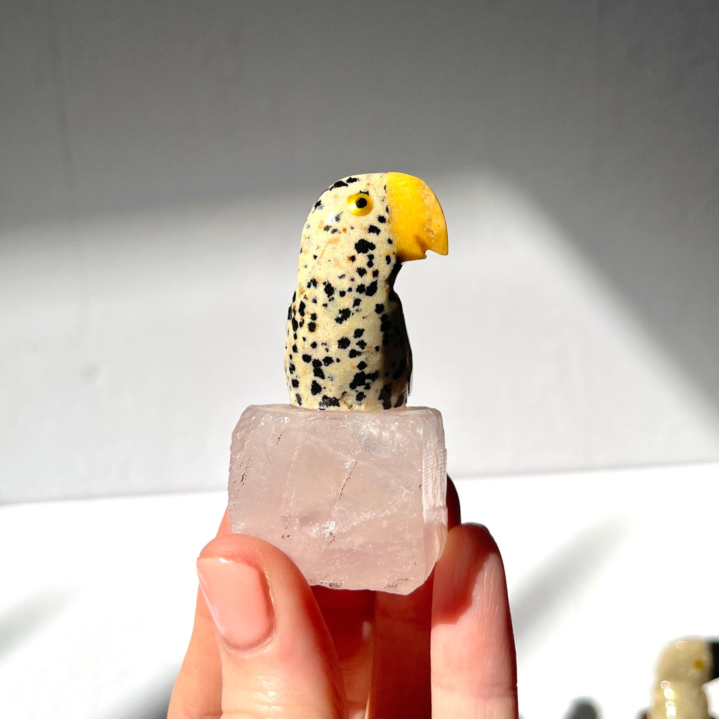 Crystal Parrot Carving / #9