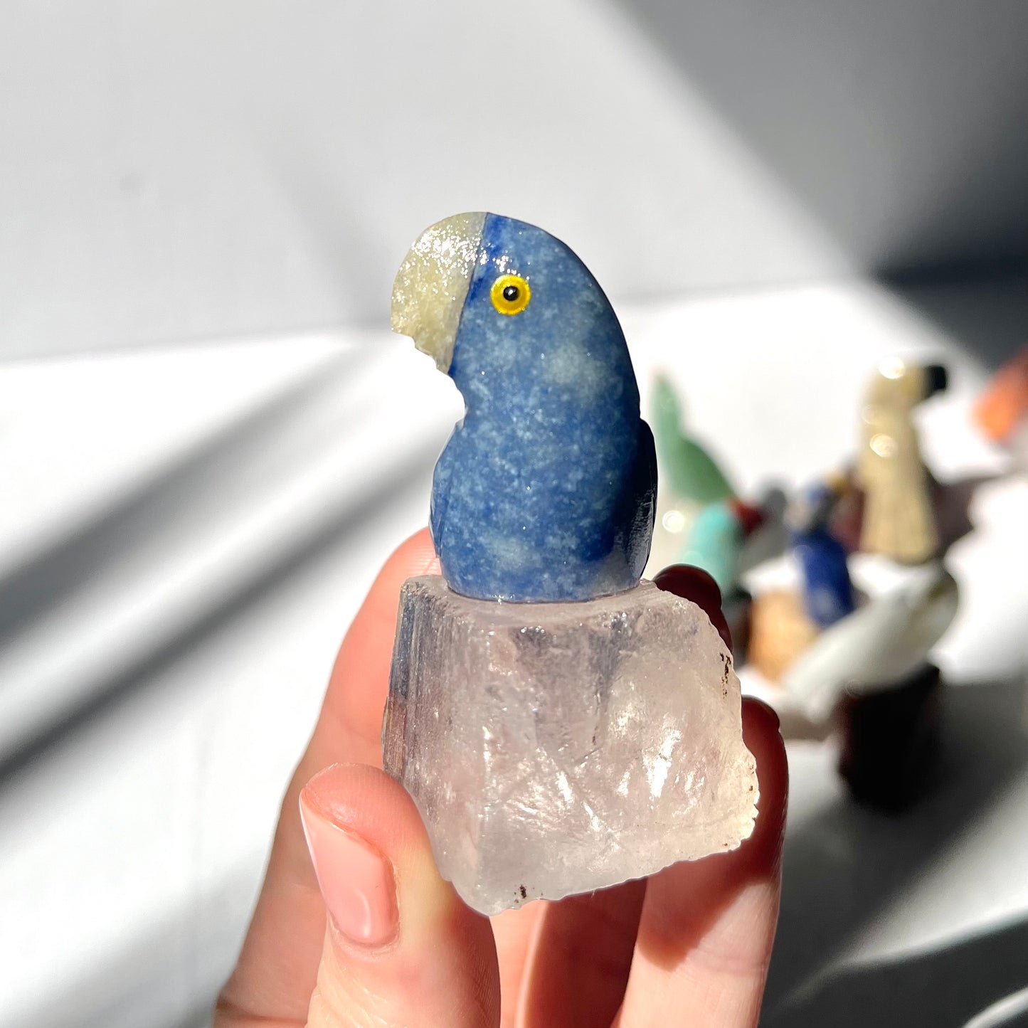 Crystal Parrot Carving / #10