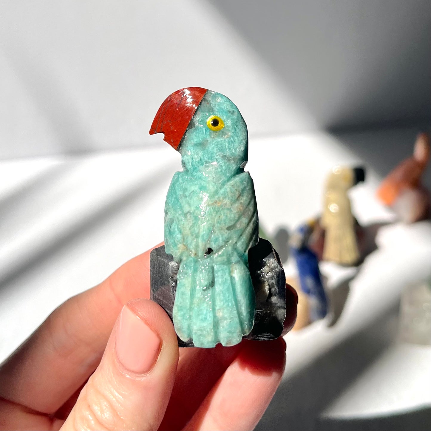 Crystal Parrot Carving / #13