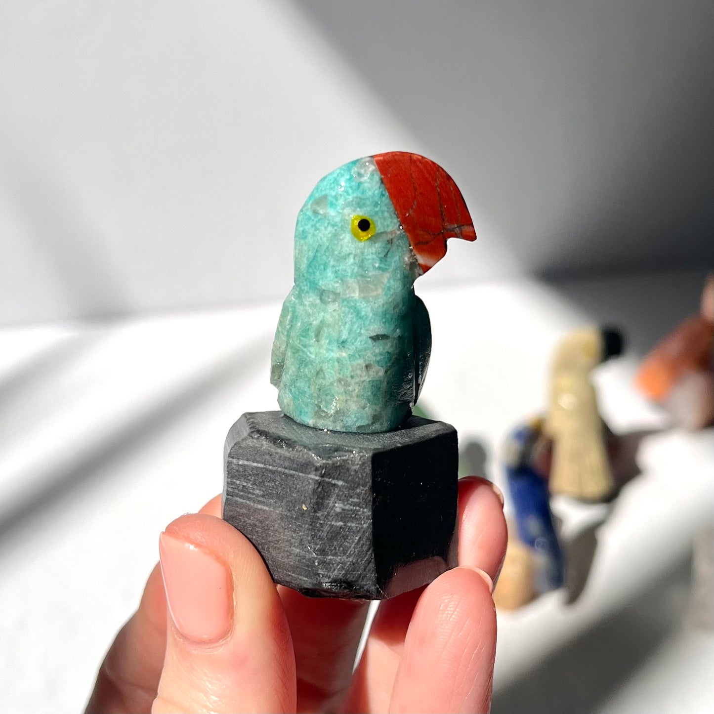Crystal Parrot Carving / #13