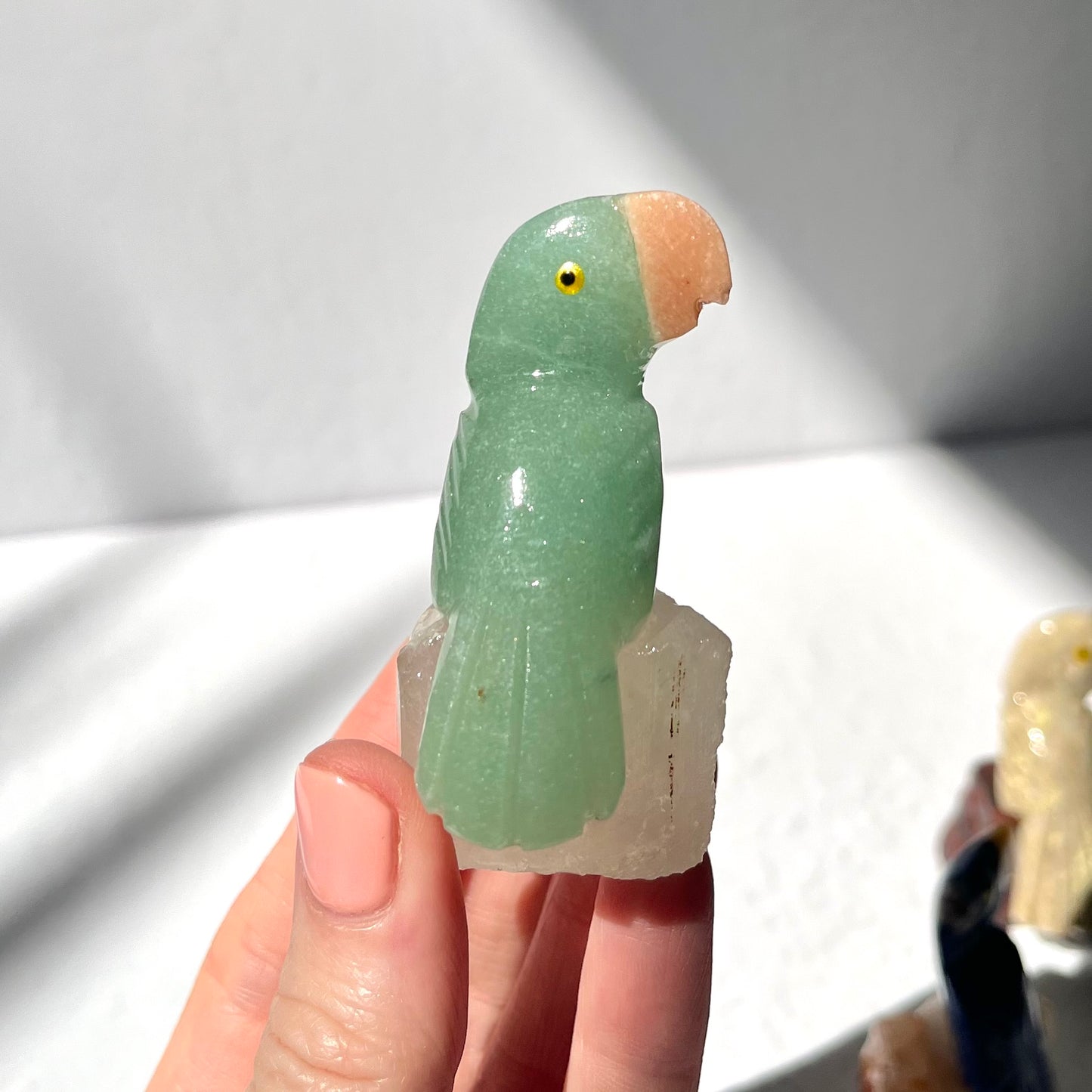 Crystal Parrot Carving / #14