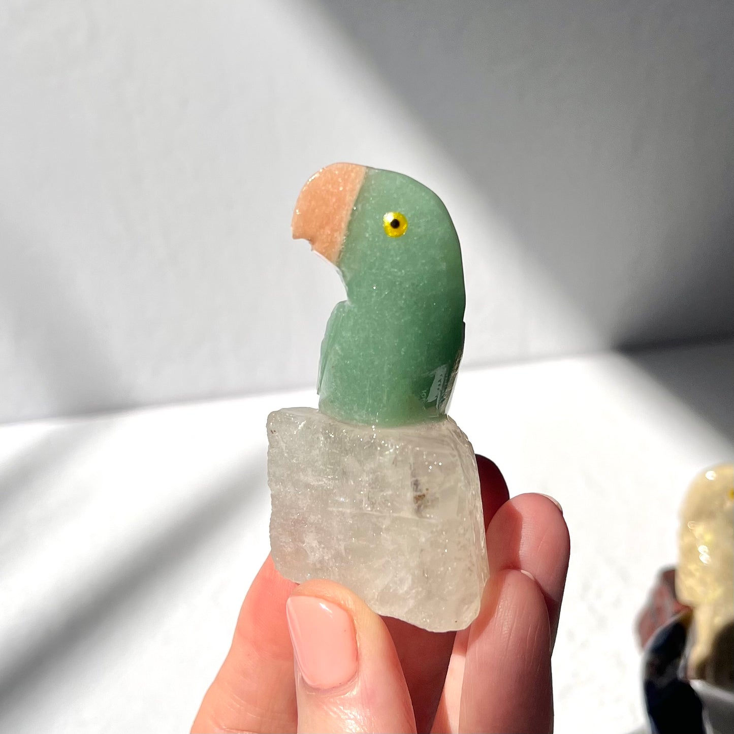 Crystal Parrot Carving / #14