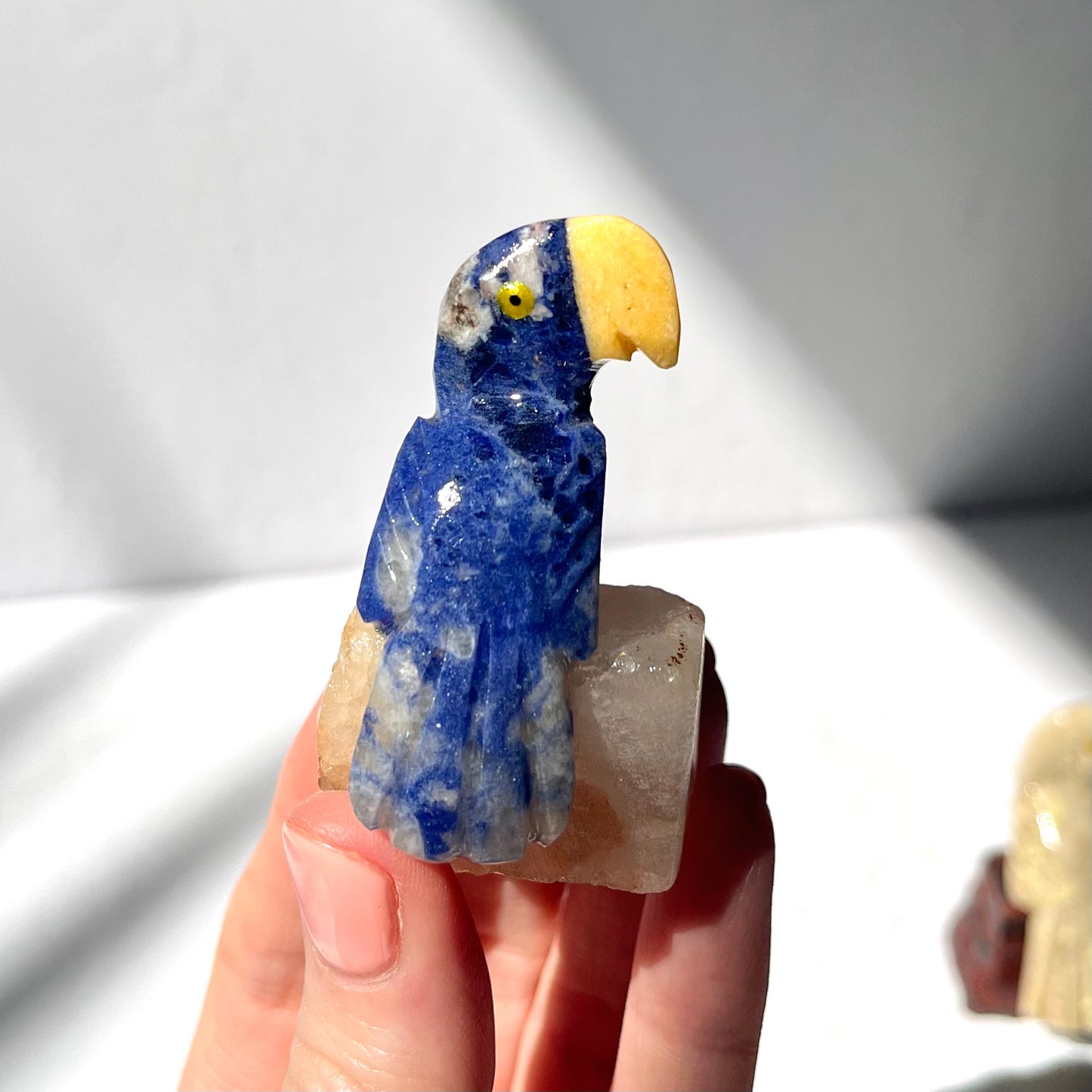 Crystal Parrot Carving / #15