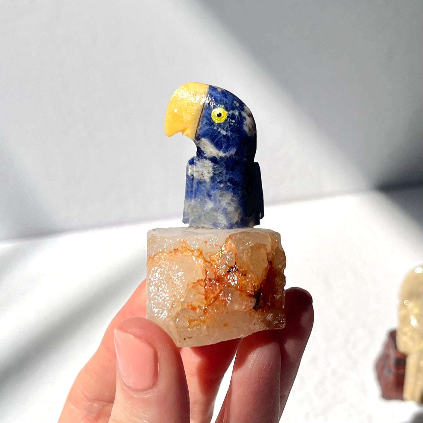 Crystal Parrot Carving / #15