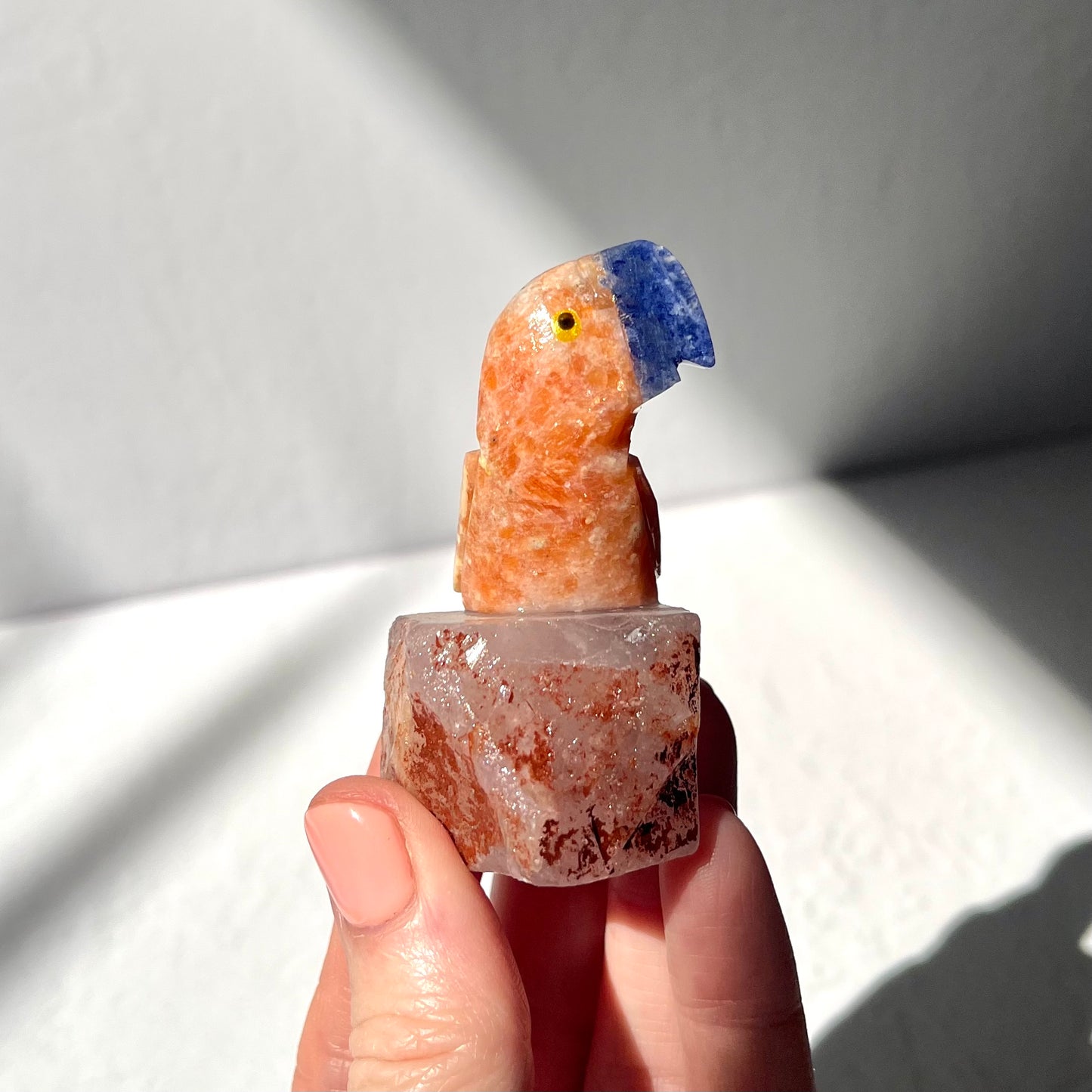 Crystal Parrot Carving / #19