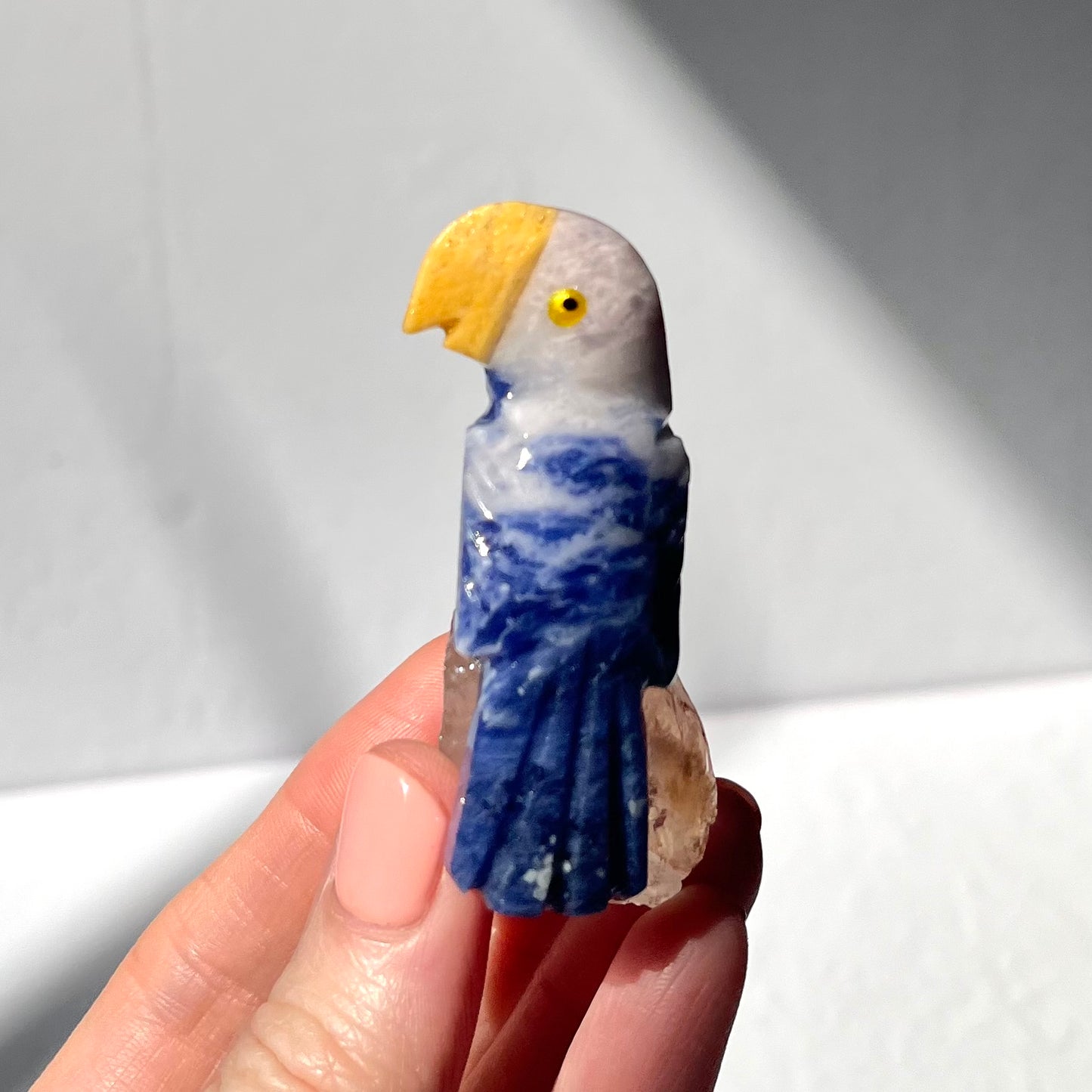 Crystal Parrot Carving / #23