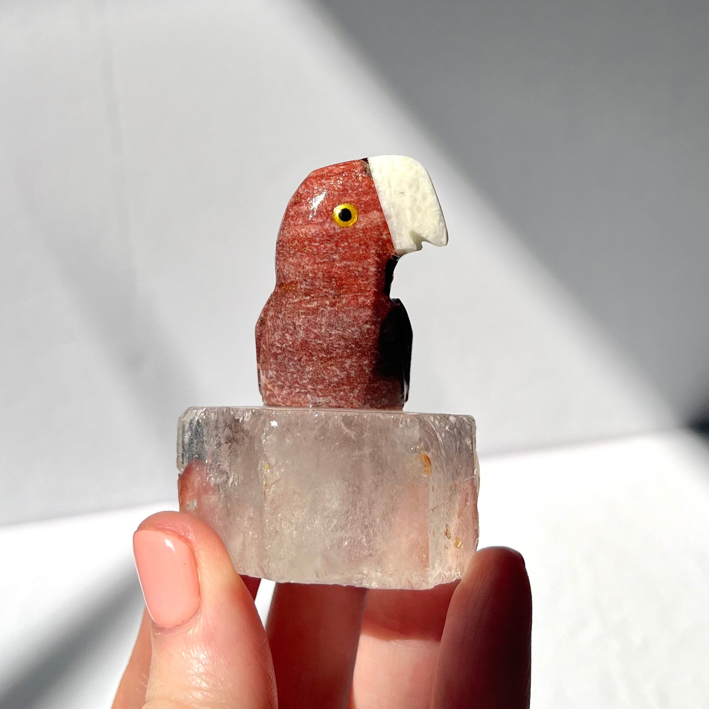 Crystal Parrot Carving / #24