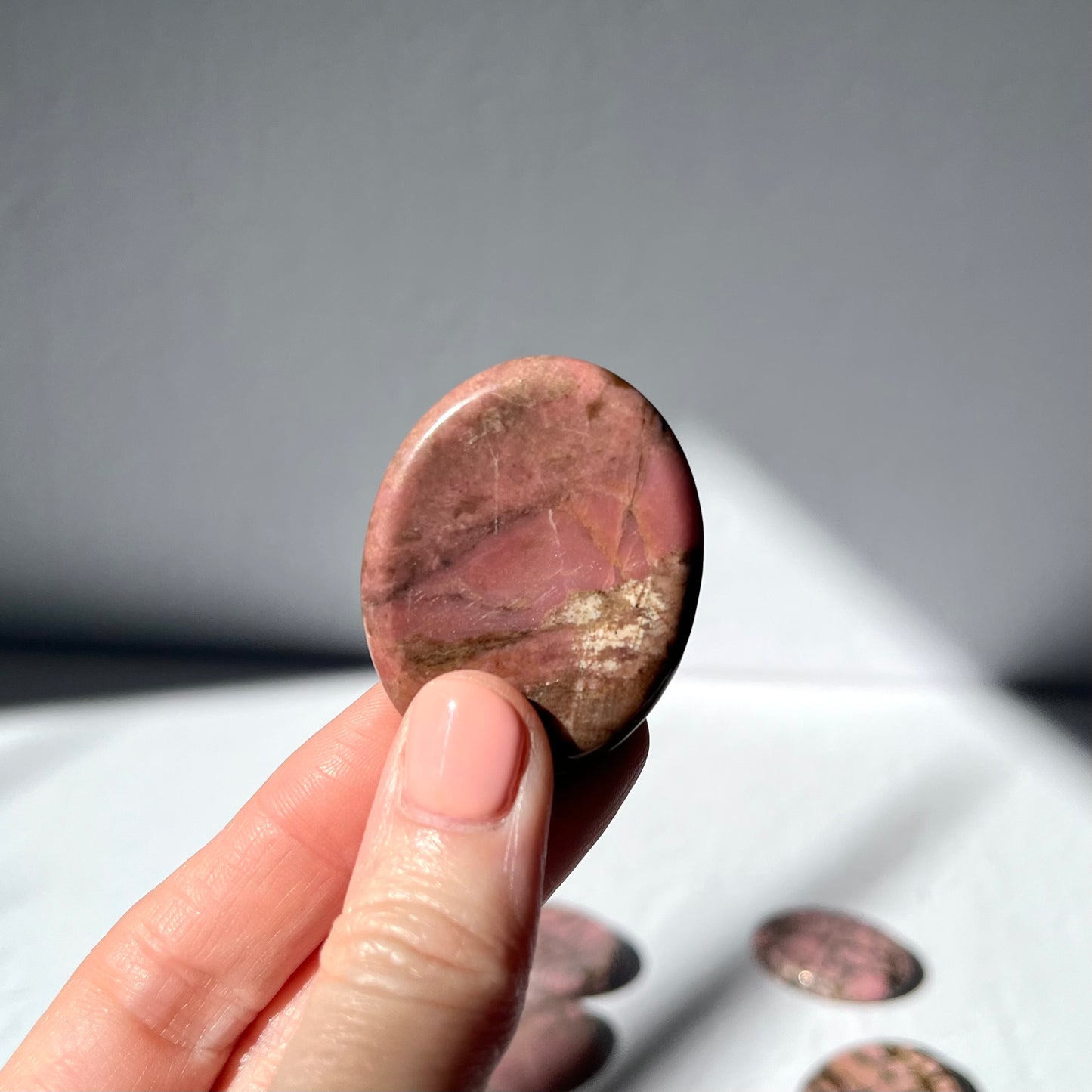 Worry Stone - Rhodonite
