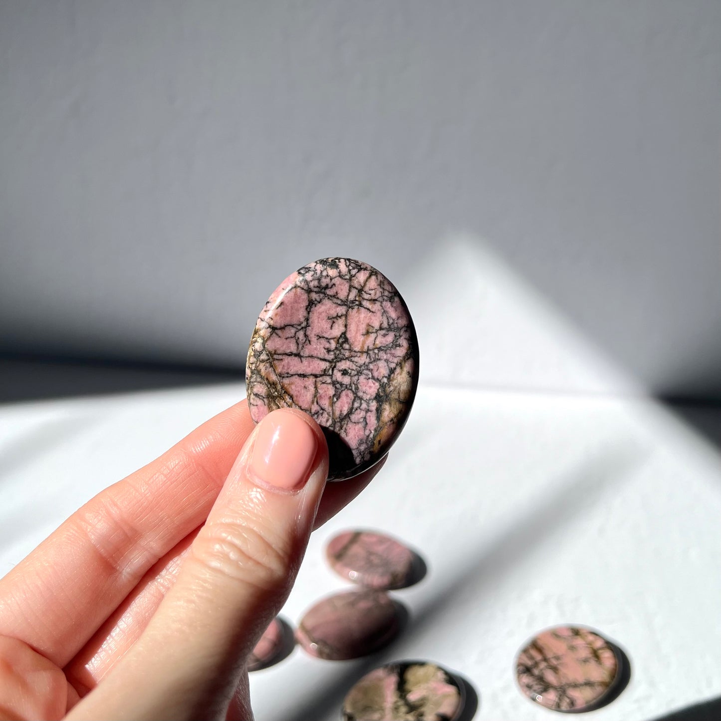 Worry Stone - Rhodonite