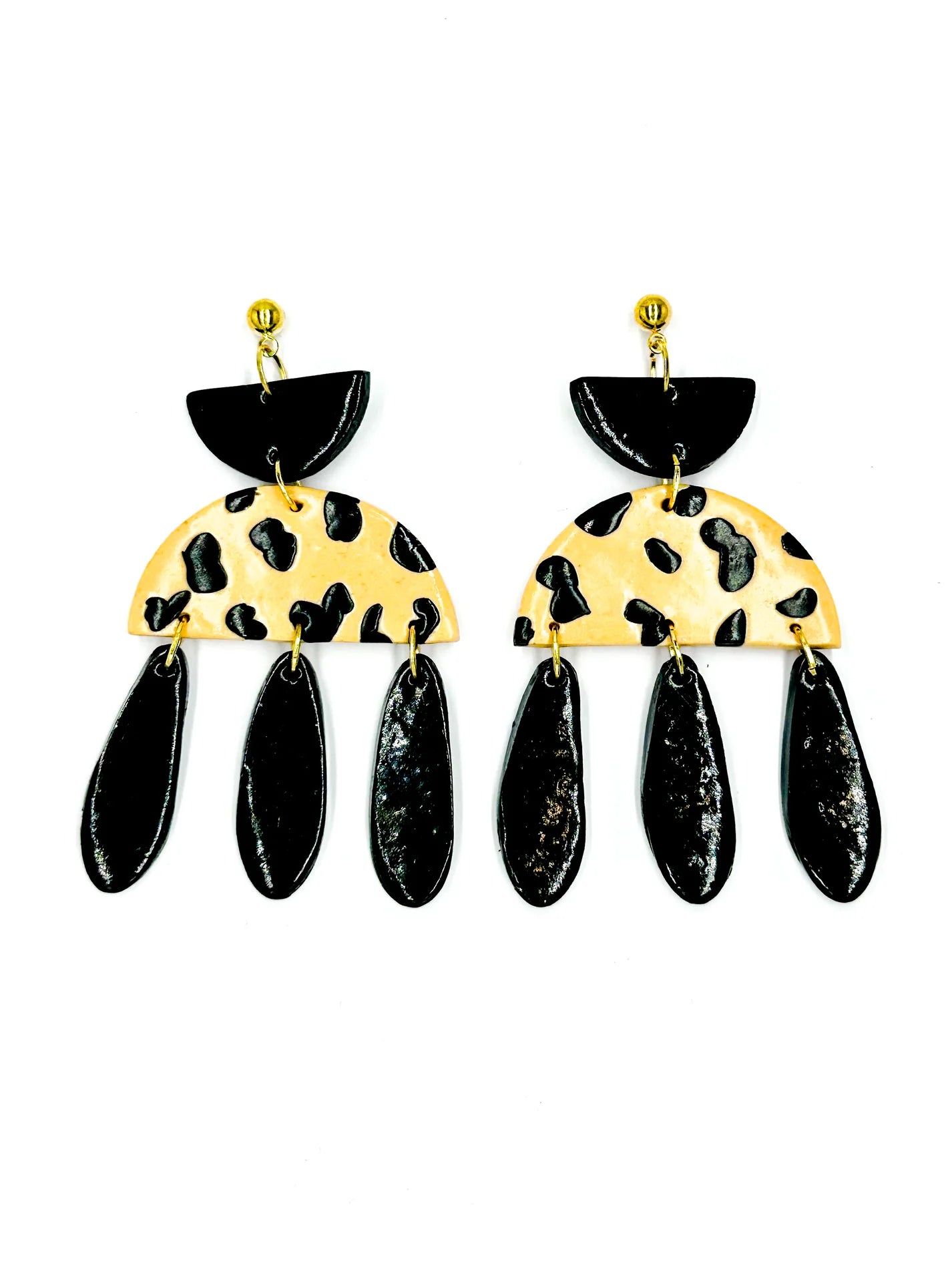 Lana earrings - Leopard