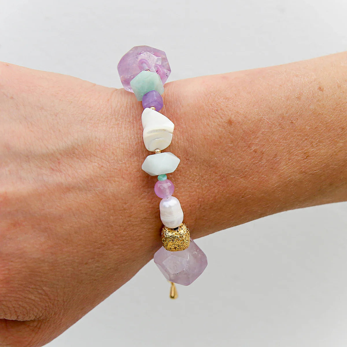 Amethyst Chunky Bracelet