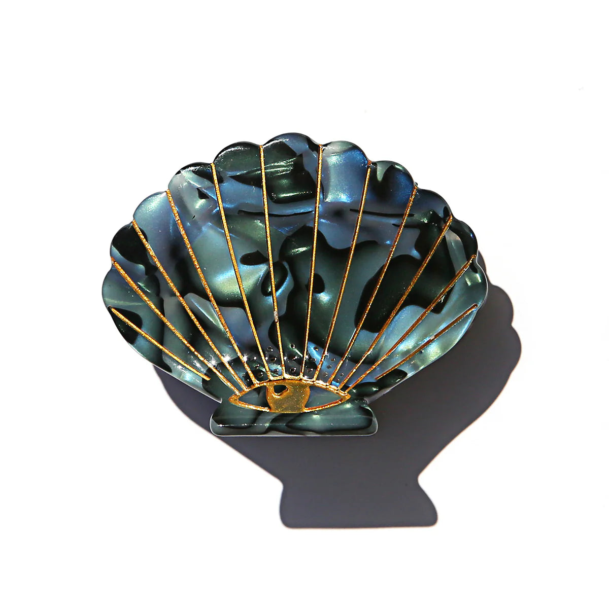 Abalone Shell Hair Clip (small)