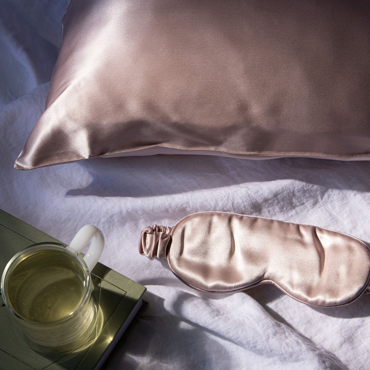 Silk Spa Eye Mask - Golden Sand
