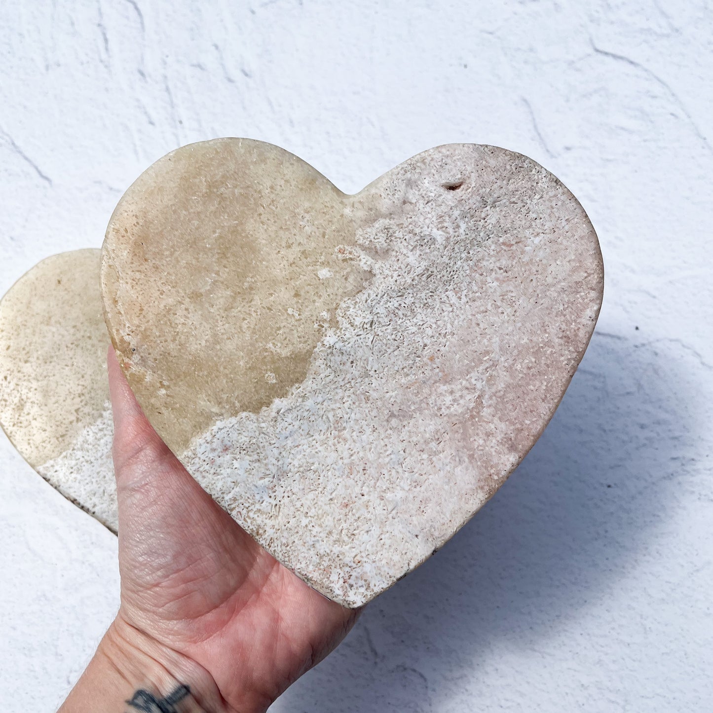 Pink Amethyst Heart Set (Collectors Set)