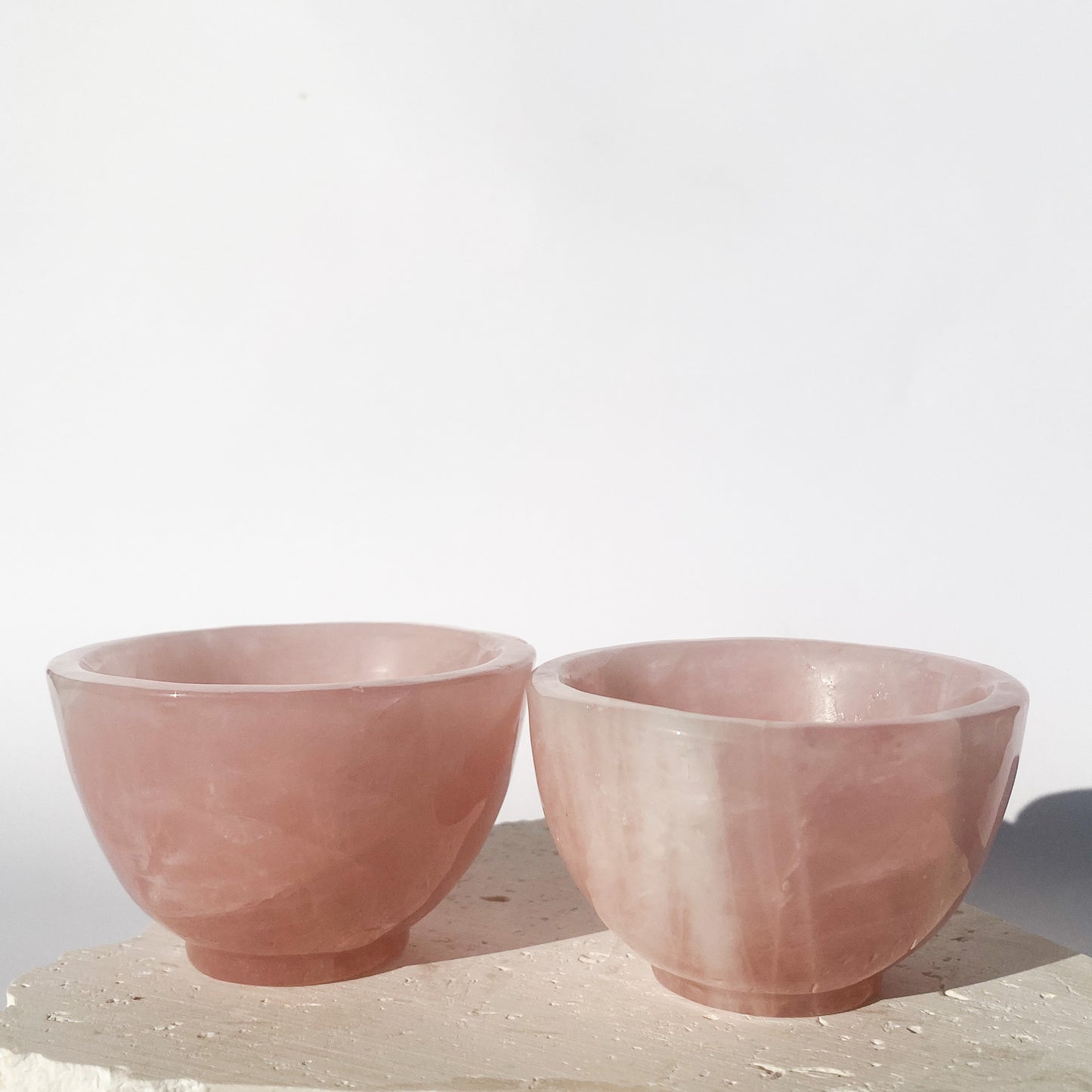 Rose Quartz Round Bowls
