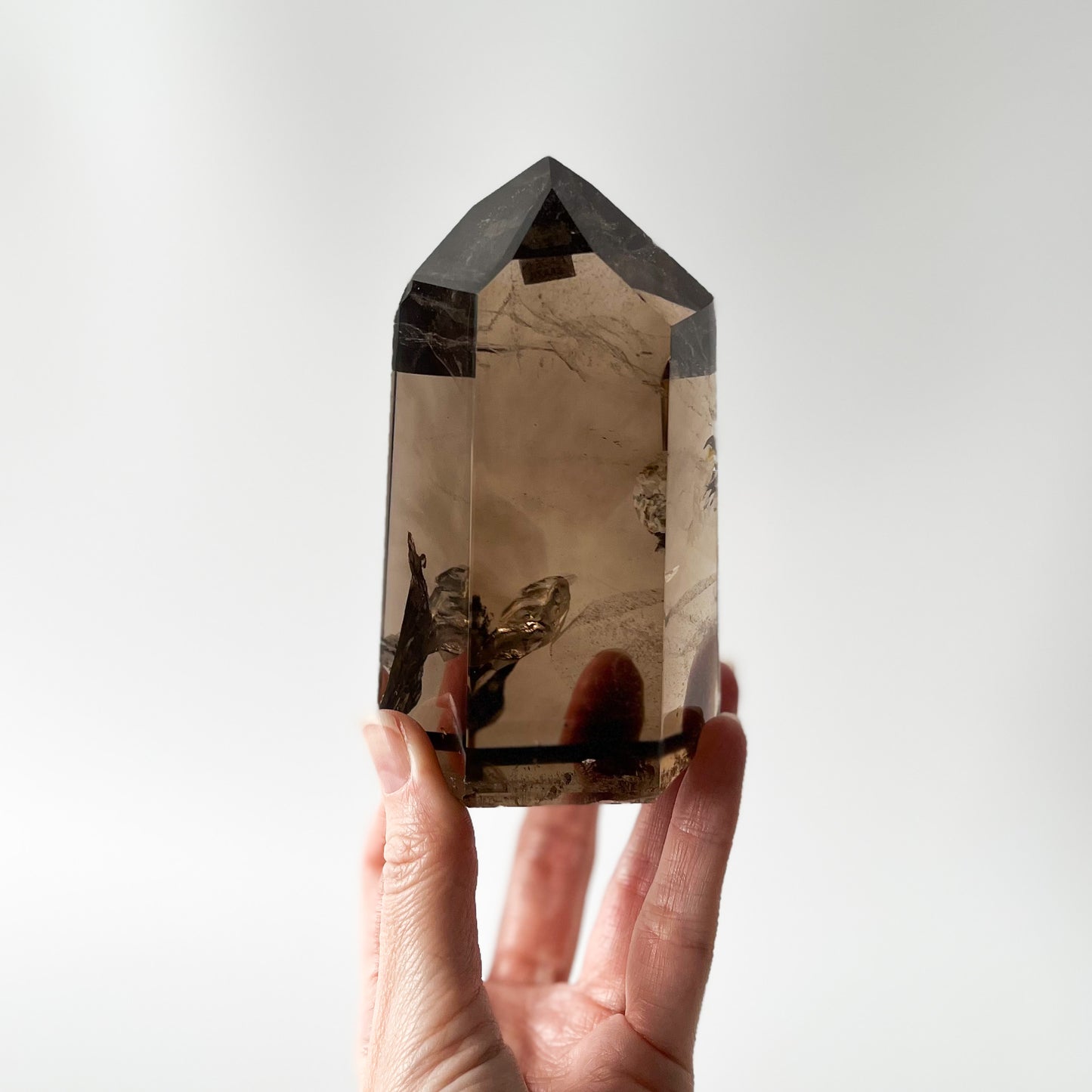 Smoky Quartz Tower with phantom (gem qual) / 640g