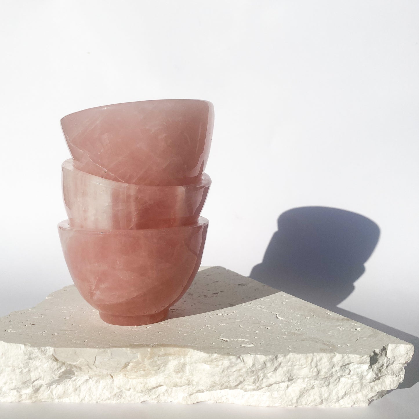 Rose Quartz Round Bowls