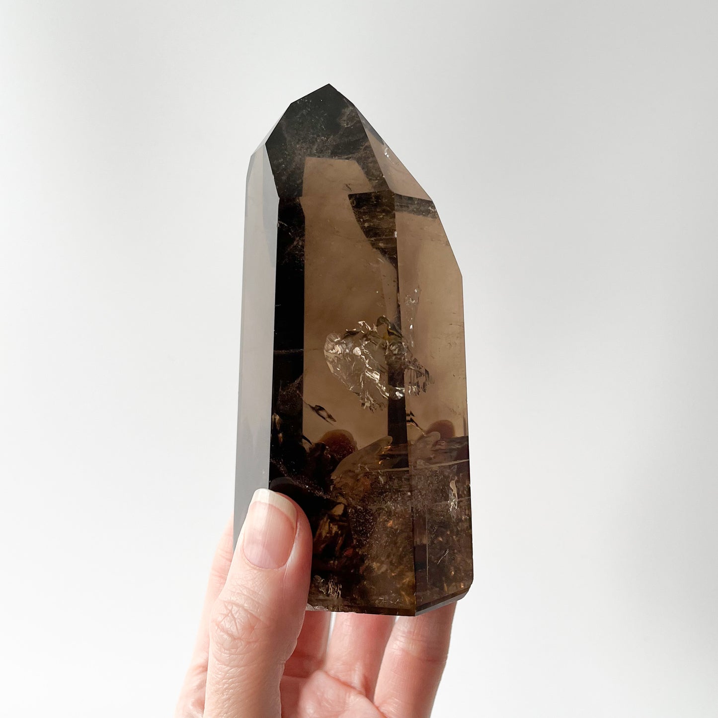 Smoky Quartz Tower with phantom (gem qual) / 640g
