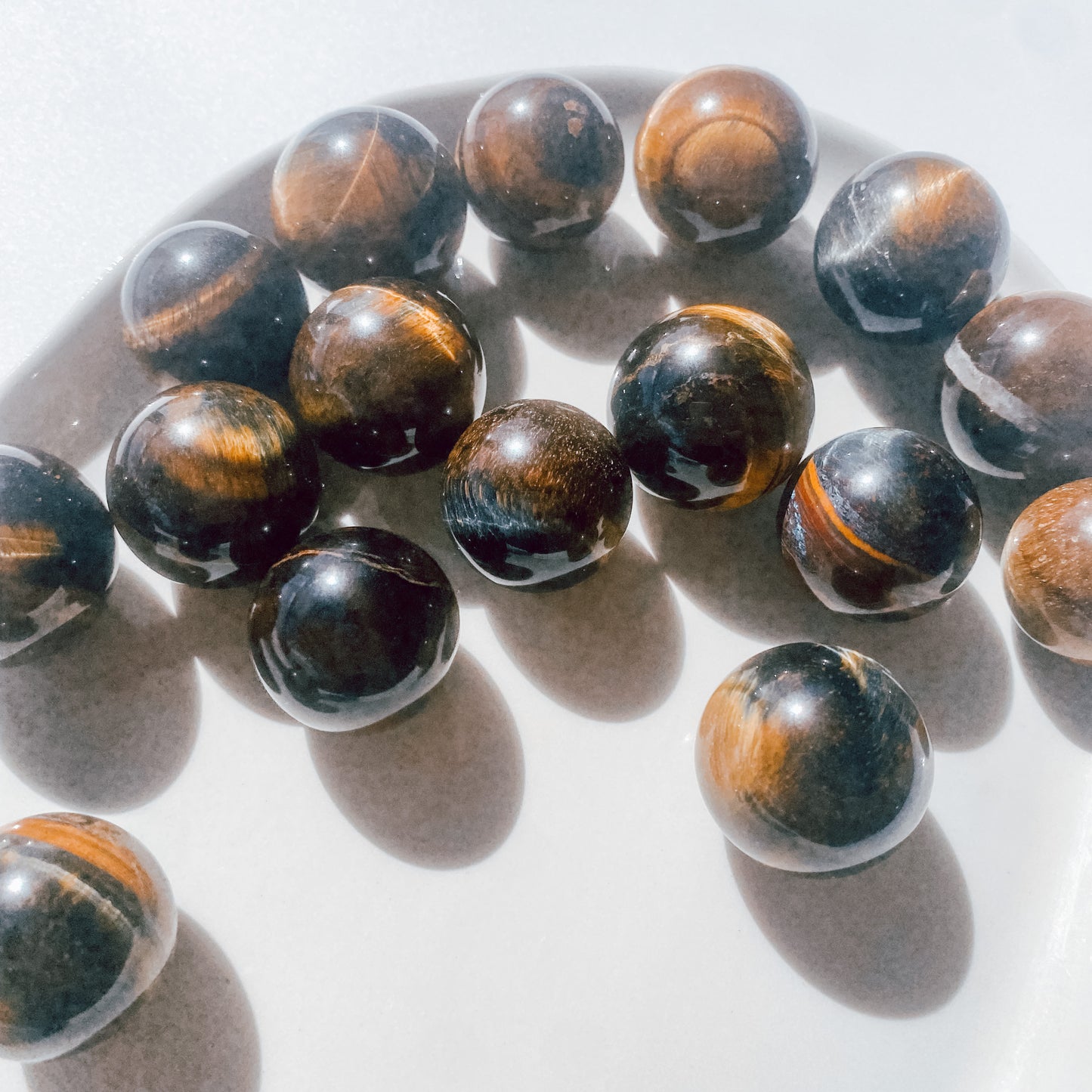Tiger’s Eye Small Spheres (AA Grade)
