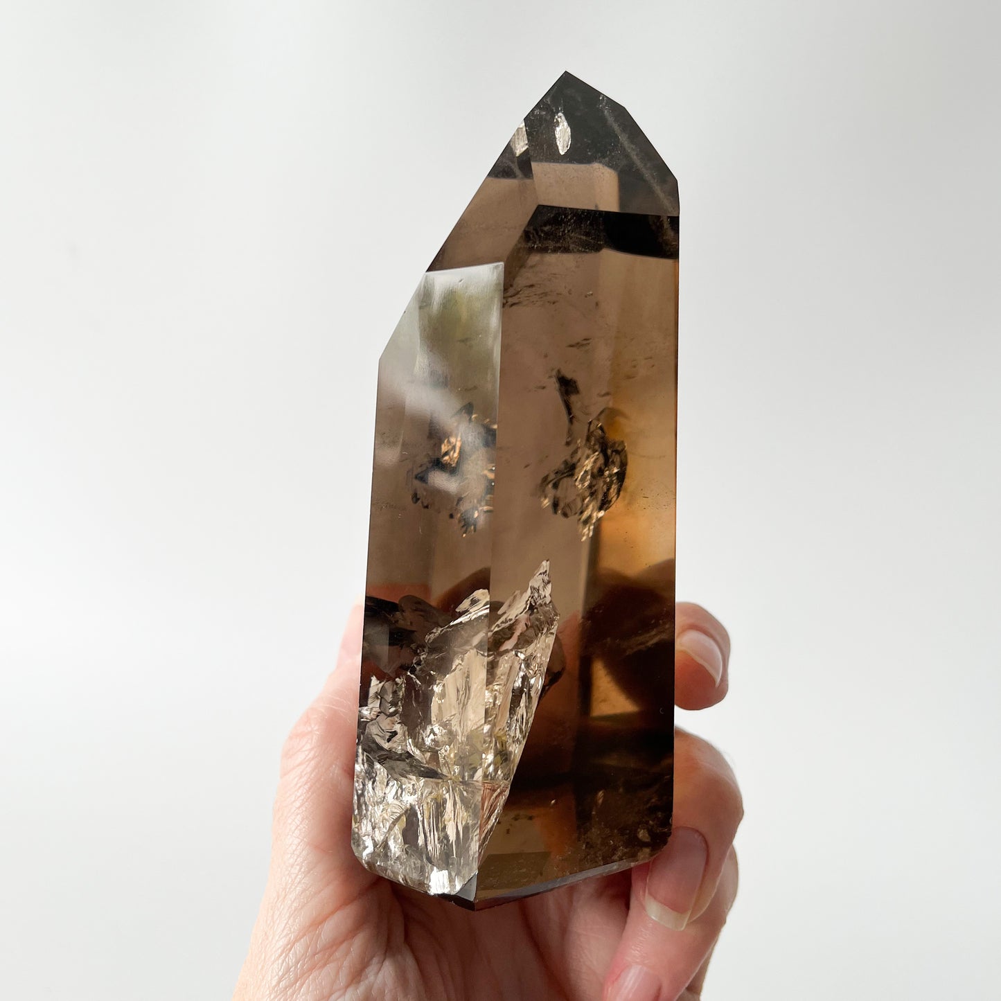 Smoky Quartz Tower with phantom (gem qual) / 640g