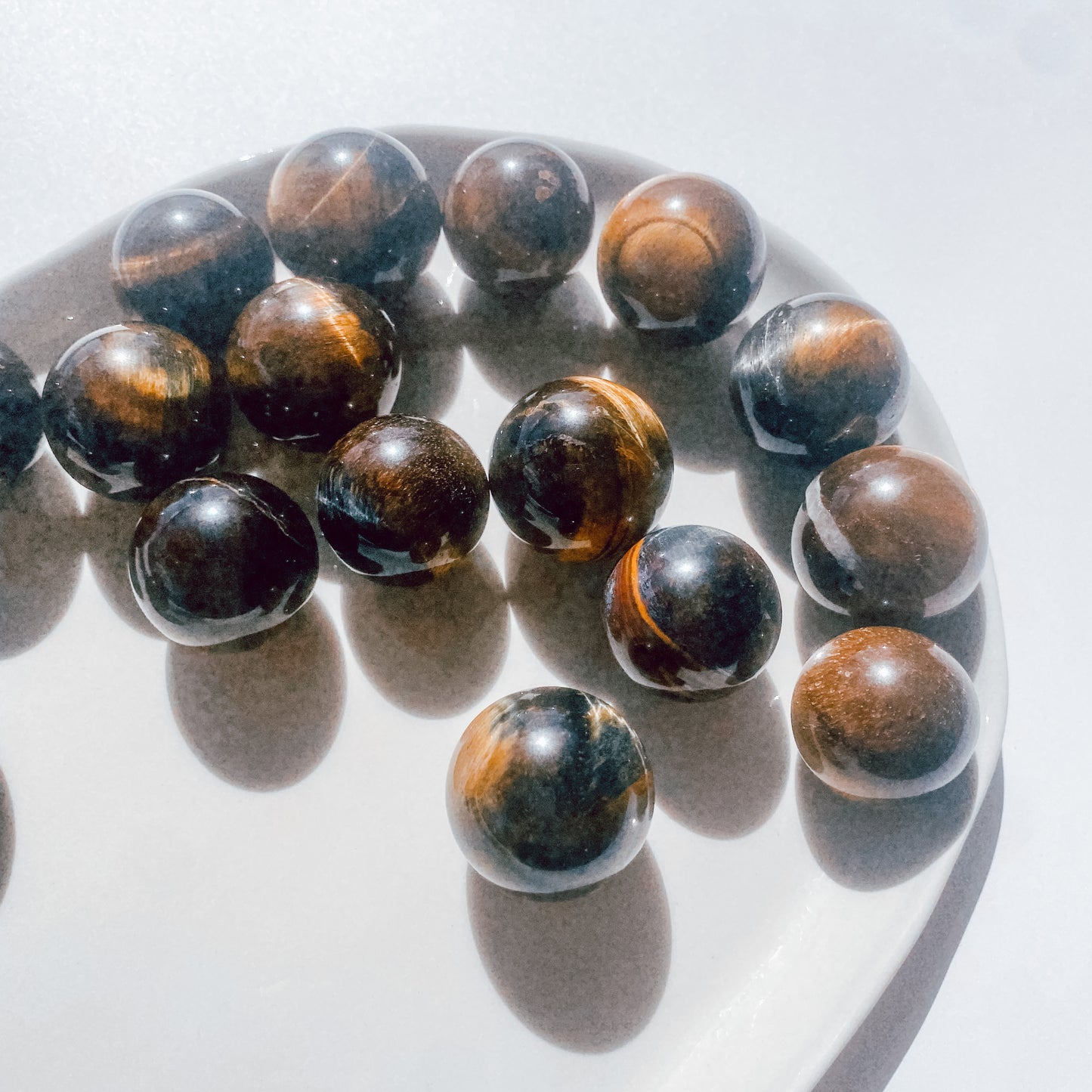 Tiger’s Eye Small Spheres (AA Grade)