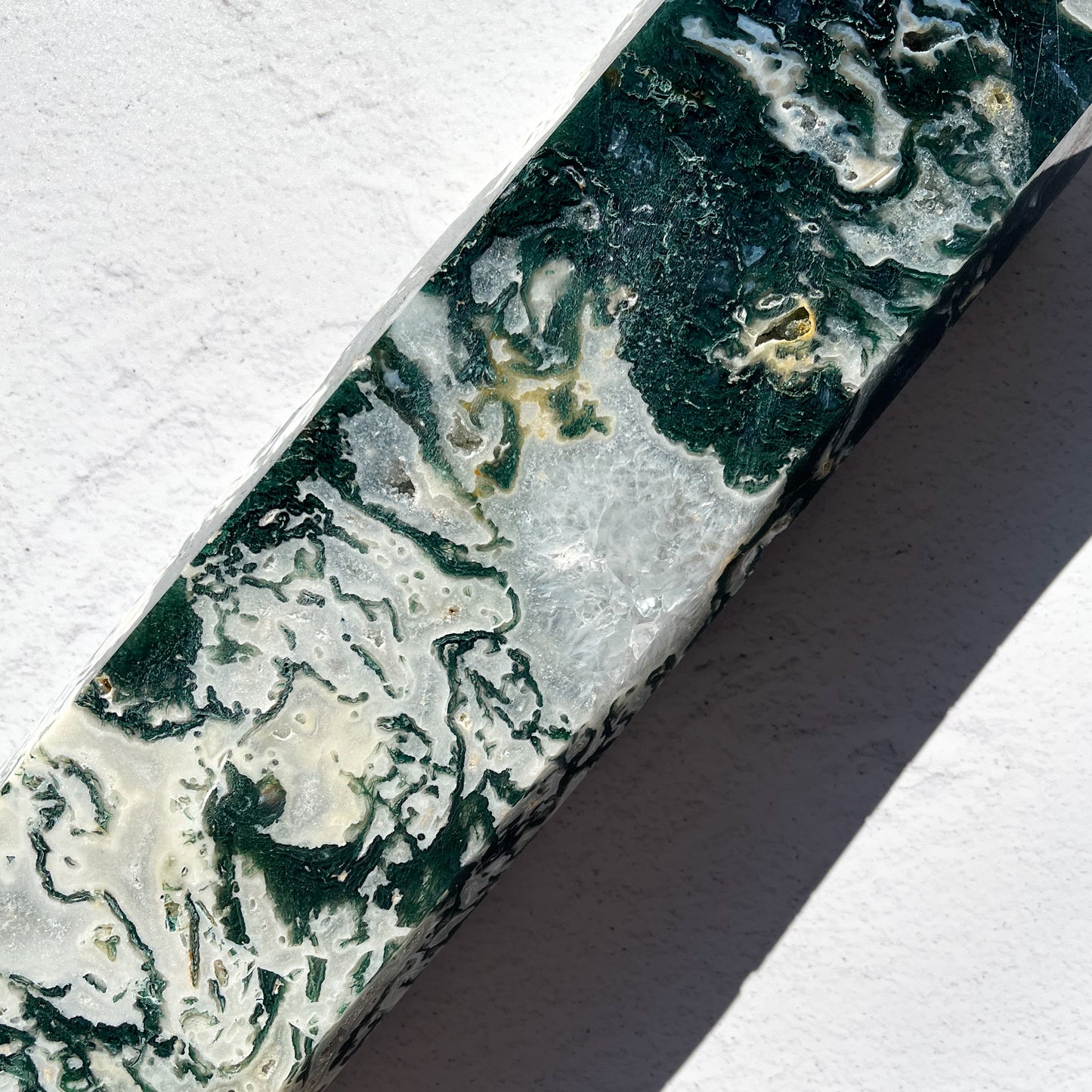 Moss Agate Tower / 2.374kg