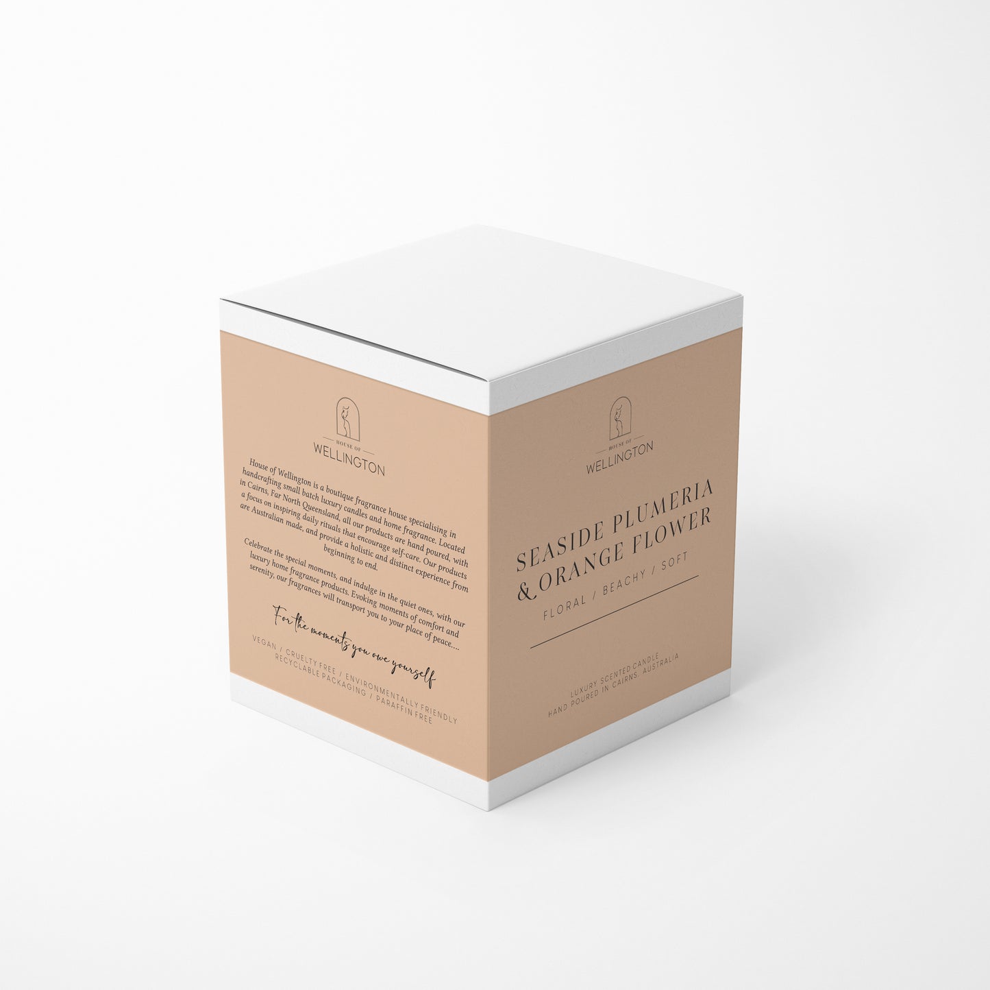 Seaside Plumeria & Orange Flower Large Candle