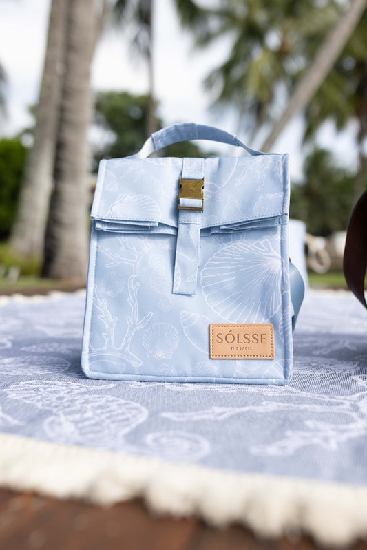 Folded Cooler Satchel - Seychelles