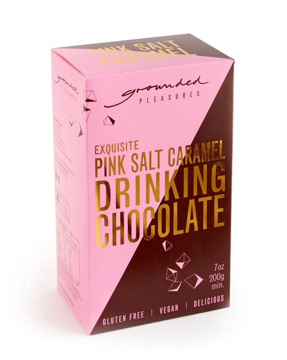 Exquisite Pink Salt Caramel Drinking Chocolate (200g)
