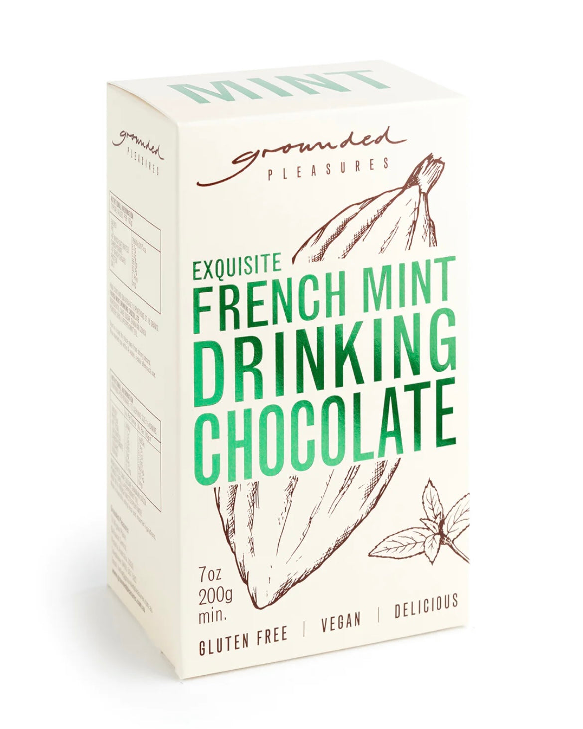 Exquisite French Mint Drinking Chocolate (200g)