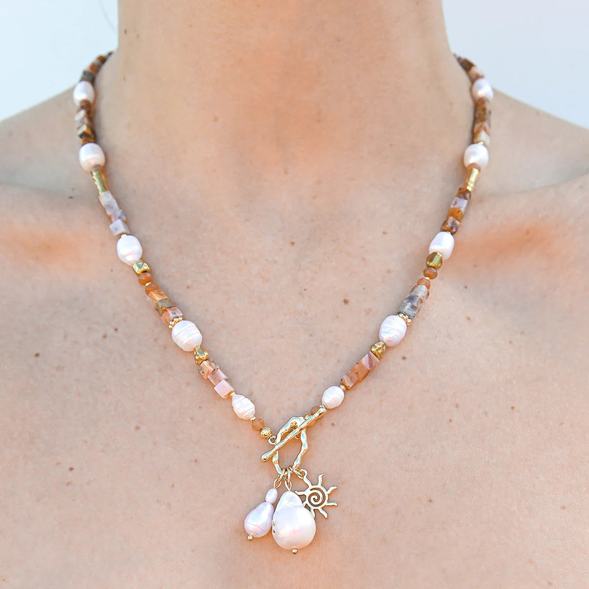 Agate Fob Necklace