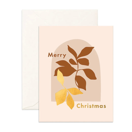 "Christmas Window Branch" Christmas Card