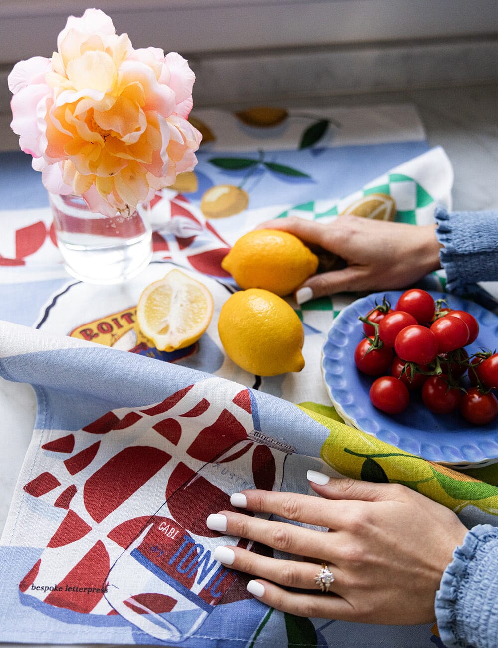 By The Sea Tea Towel - Bespoke Press