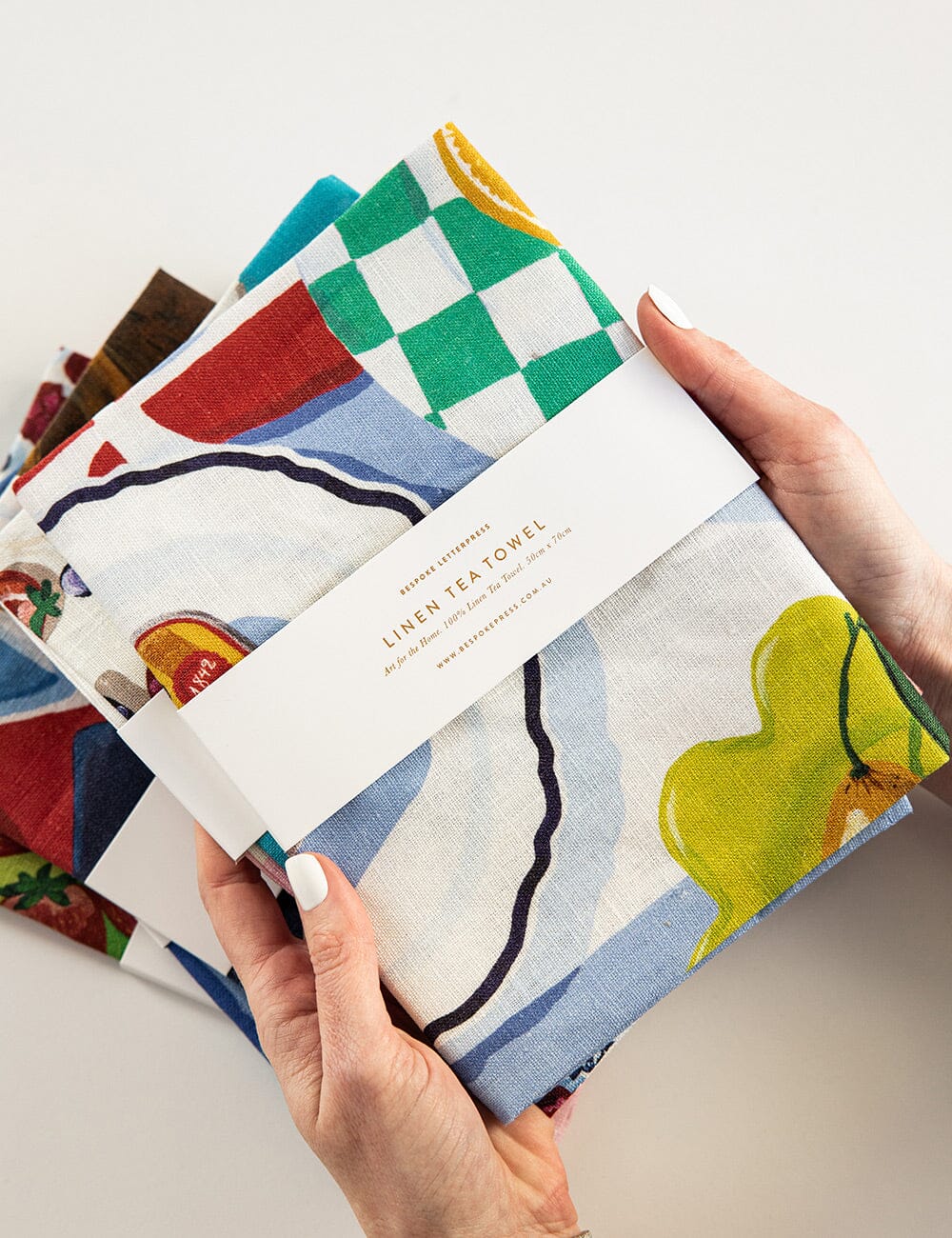 By The Sea Tea Towel - Bespoke Press