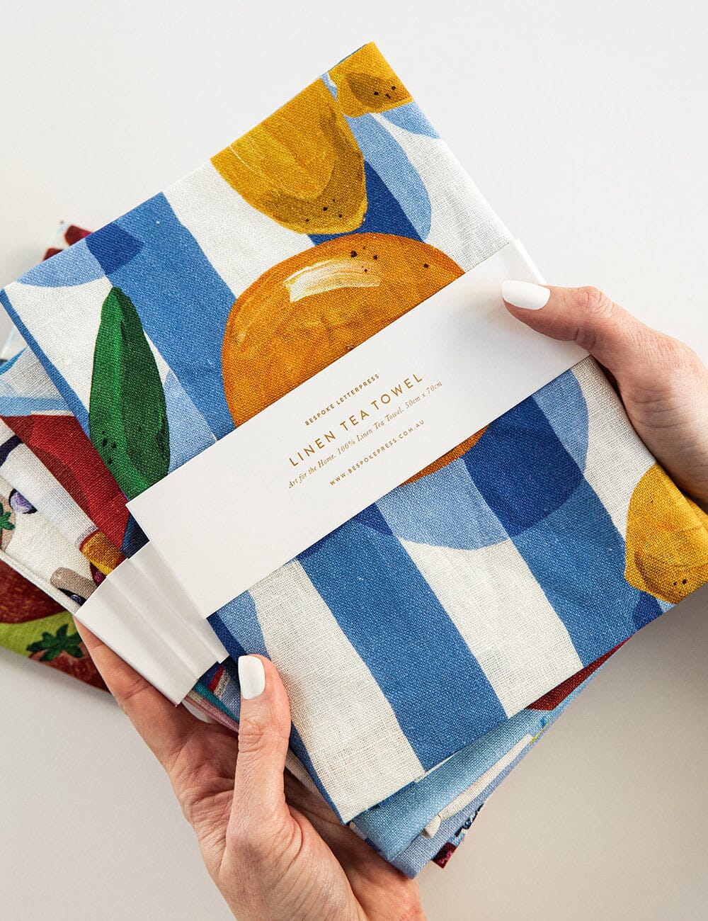 Citrus Tea Towel - Bespoke Letterpress