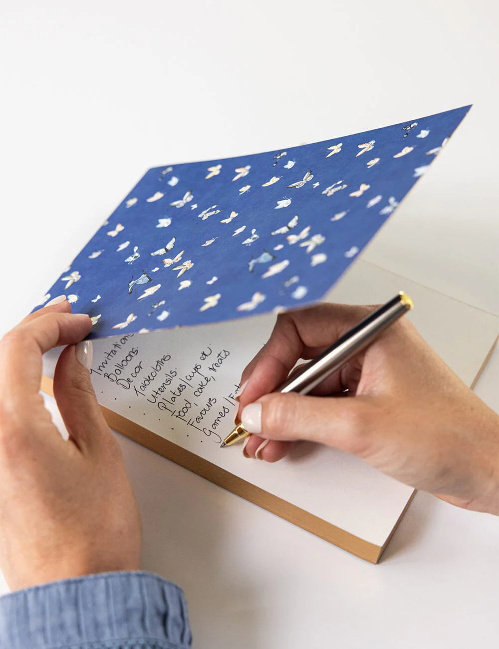 Butterflies Notepad Desktop Jotter