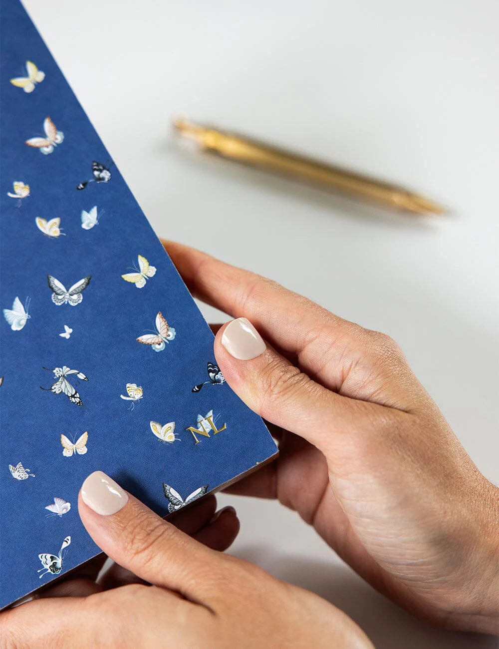 Butterflies Notepad Desktop Jotter