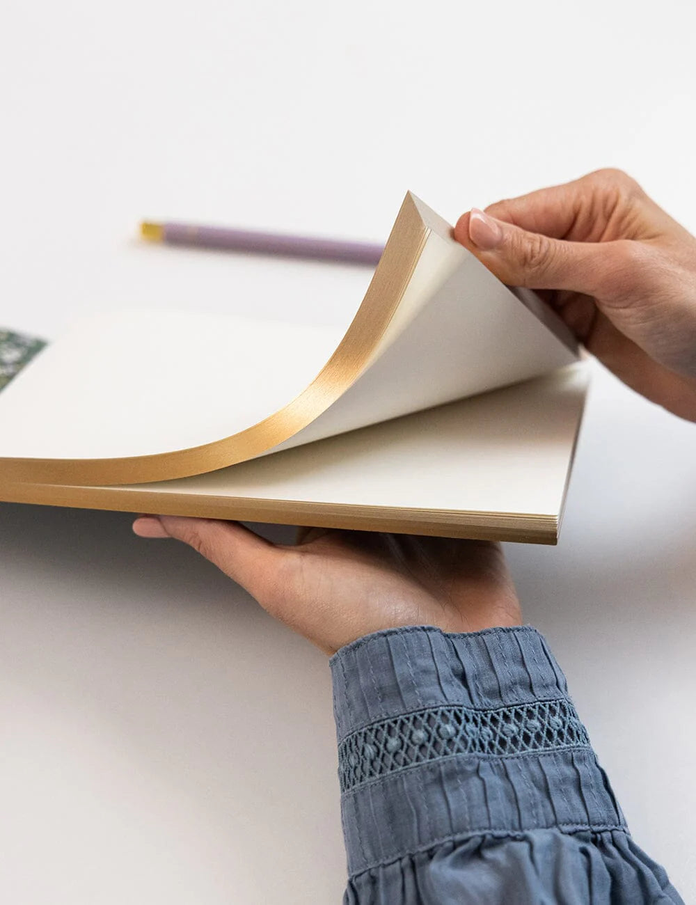 Summer Perennial Notepad Desktop Jotter