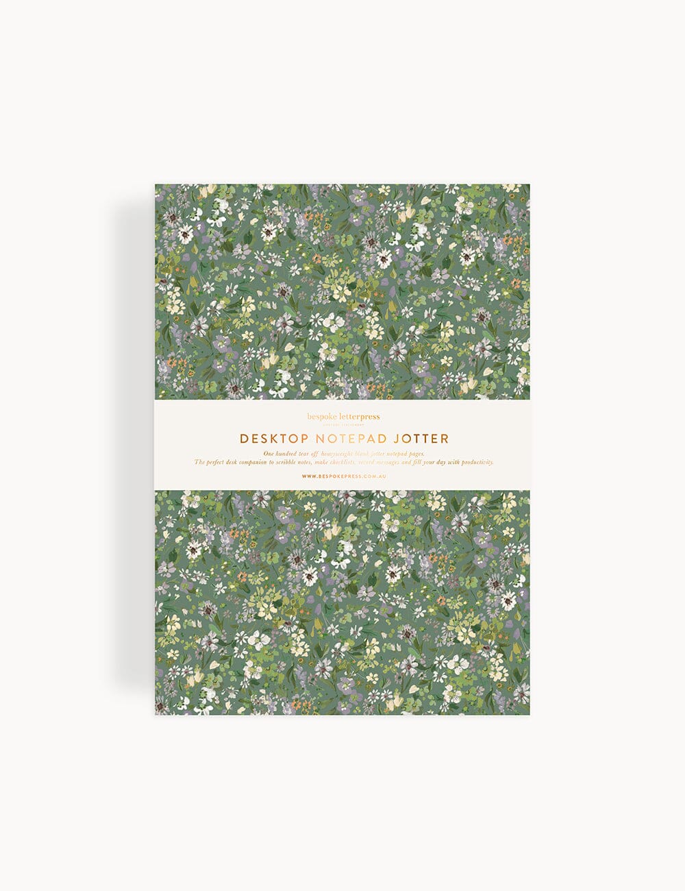 Summer Perennial Notepad Desktop Jotter