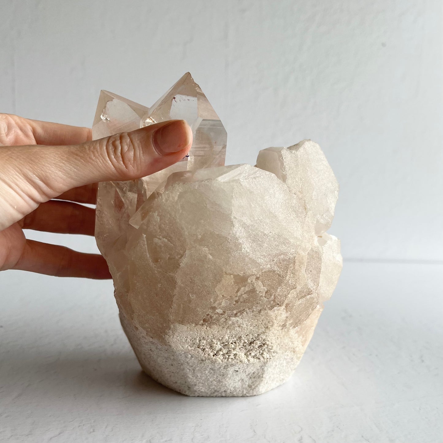 Pink Samadhi Quartz Throne (Pink Himalayan) / 2.23kg
