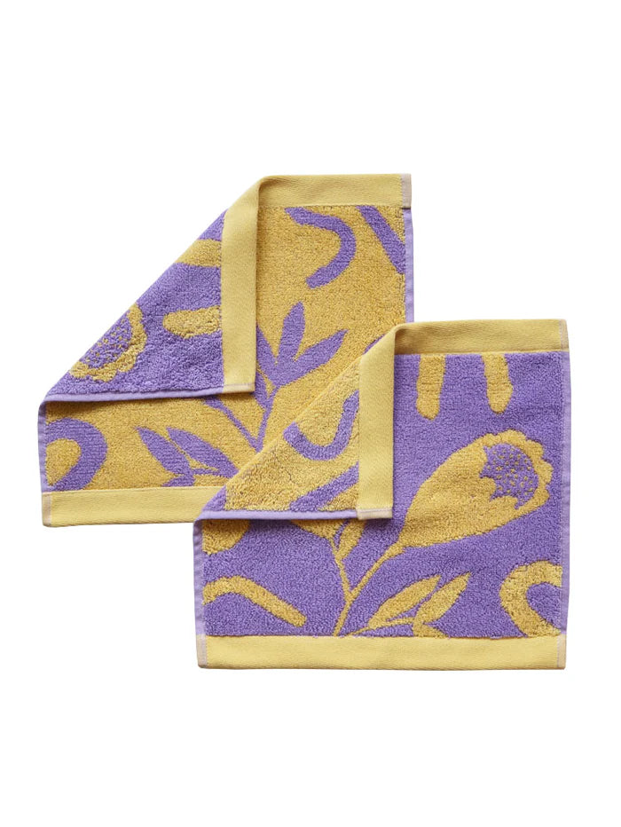 Floral Dreams Face Washer 2 Pack