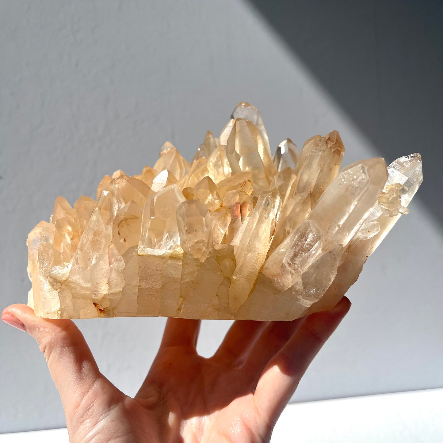 Pink Samadhi Quartz Cluster (Pink Himalayan) / 1.397kg