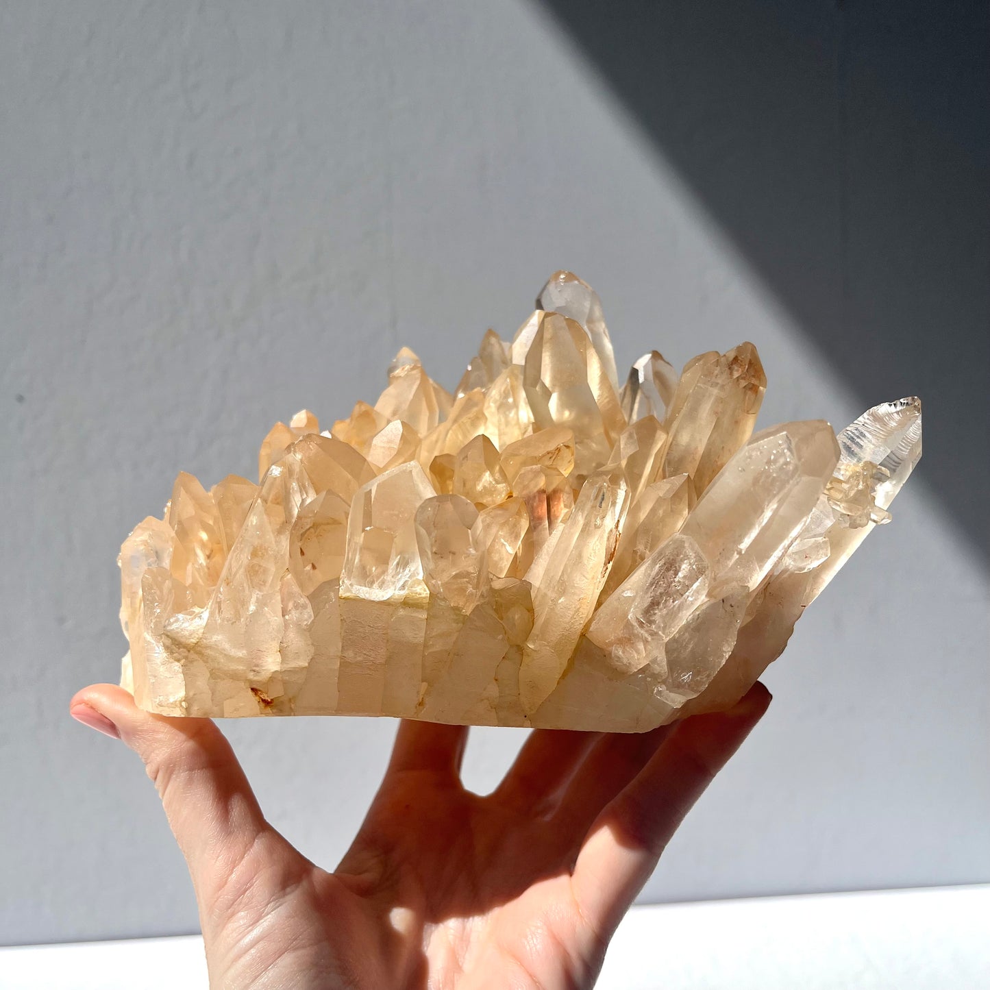 Pink Samadhi Quartz Cluster (Pink Himalayan) / 1.397kg