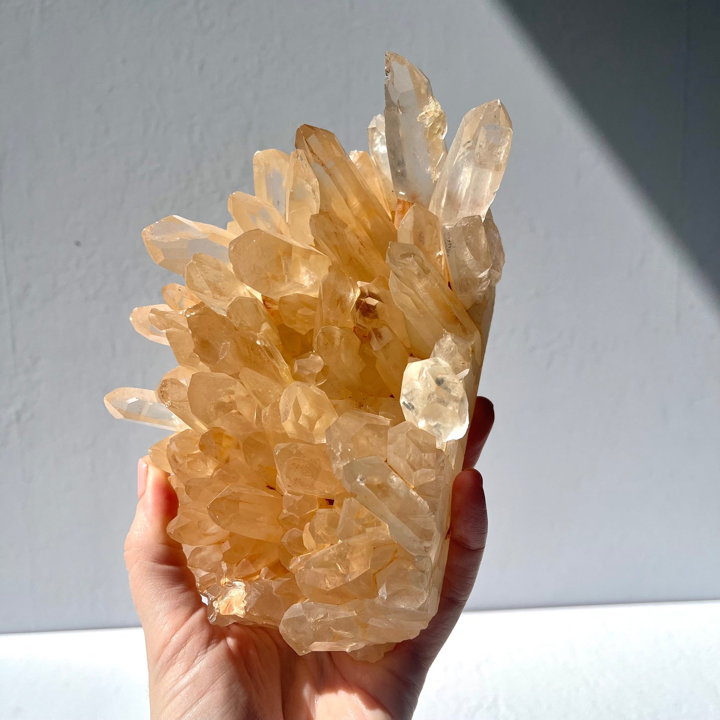 Pink Samadhi Quartz Cluster (Pink Himalayan) / 1.397kg