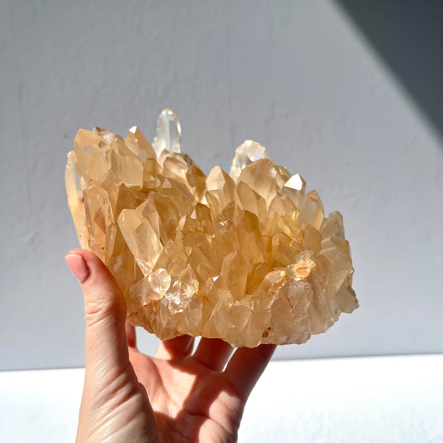Pink Samadhi Quartz Cluster (Pink Himalayan) / 1.397kg